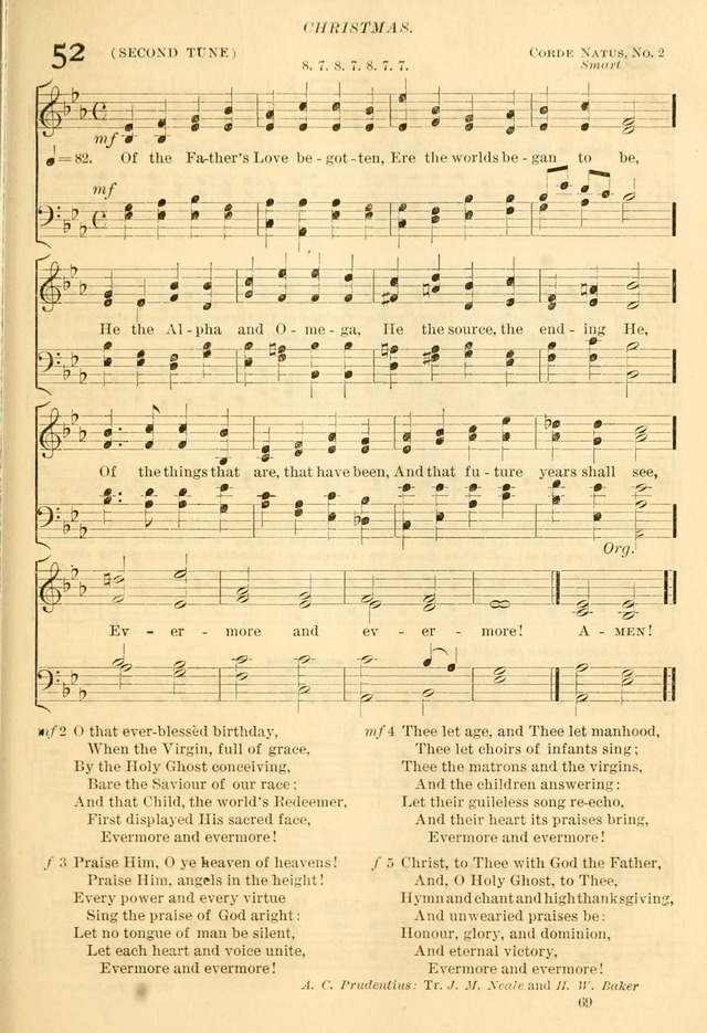 The Church Hymnal: revised and enlarged in accordance with the action of the General Convention of the Protestant Episcopal Church in the United States of America in the year of our Lord 1892... page 126