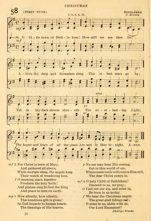 The Church Hymnal: revised and enlarged in accordance with the action of the General Convention of the Protestant Episcopal Church in the United States of America in the year of our Lord 1892... page 135