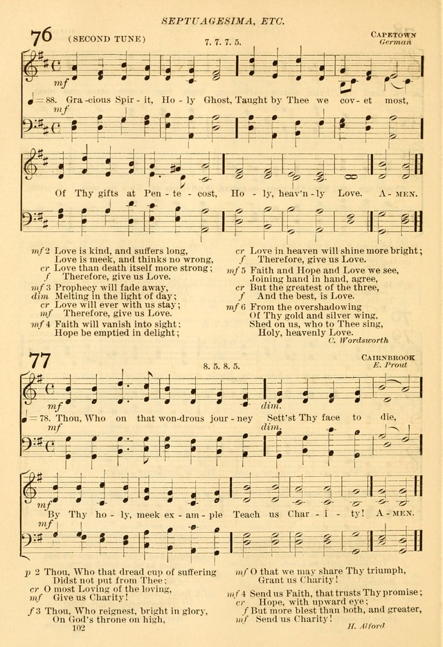 The Church Hymnal: revised and enlarged in accordance with the action of the General Convention of the Protestant Episcopal Church in the United States of America in the year of our Lord 1892... page 159