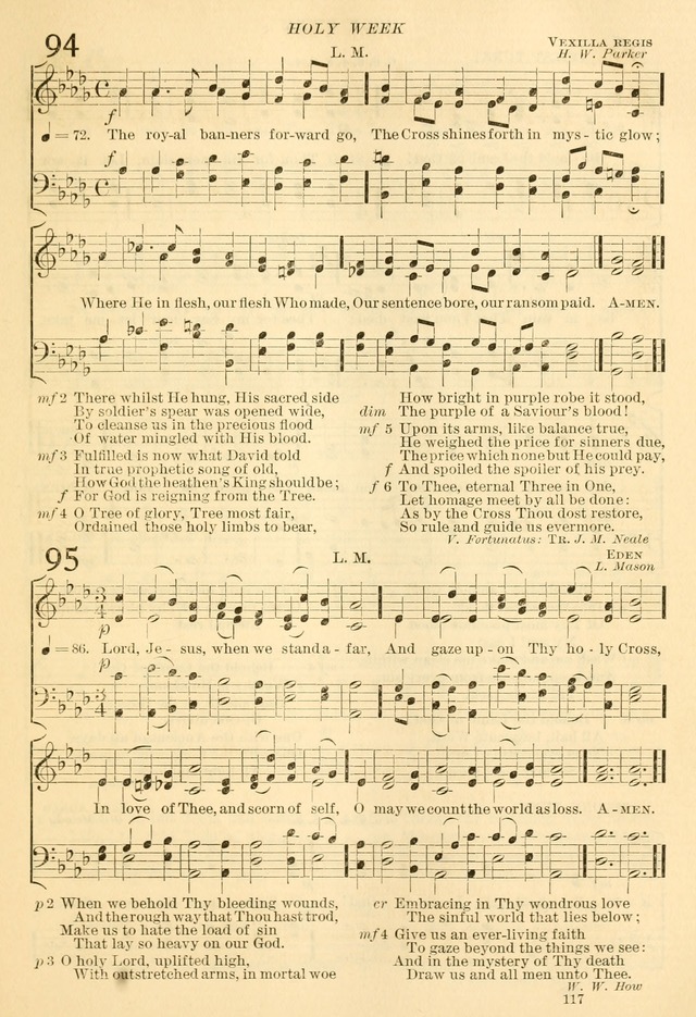 The Church Hymnal: revised and enlarged in accordance with the action of the General Convention of the Protestant Episcopal Church in the United States of America in the year of our Lord 1892... page 174