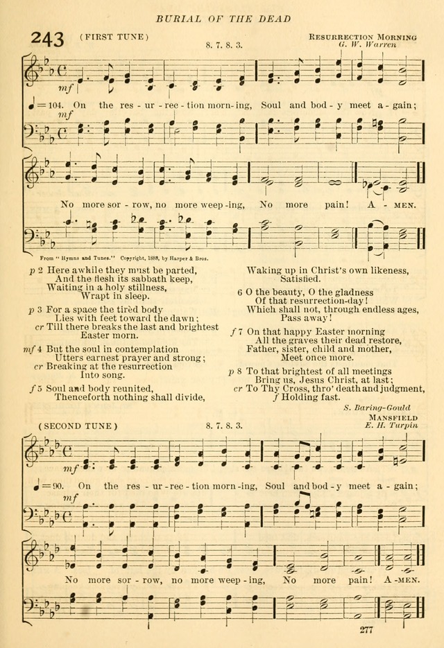 The Church Hymnal: revised and enlarged in accordance with the action of the General Convention of the Protestant Episcopal Church in the United States of America in the year of our Lord 1892... page 334