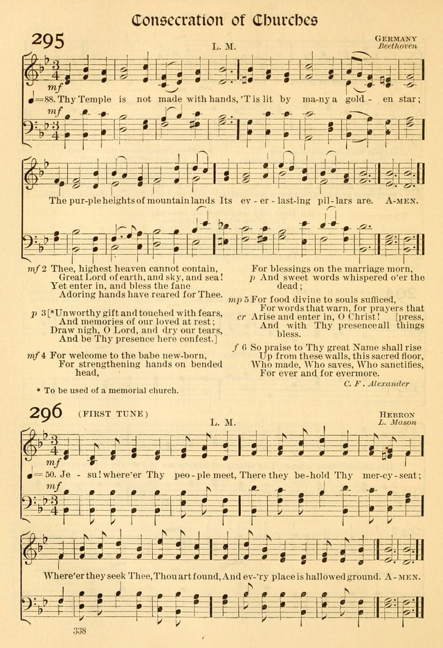 The Church Hymnal: revised and enlarged in accordance with the action of the General Convention of the Protestant Episcopal Church in the United States of America in the year of our Lord 1892... page 395