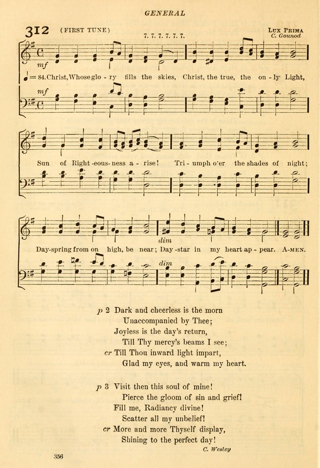 The Church Hymnal: revised and enlarged in accordance with the action of the General Convention of the Protestant Episcopal Church in the United States of America in the year of our Lord 1892... page 413