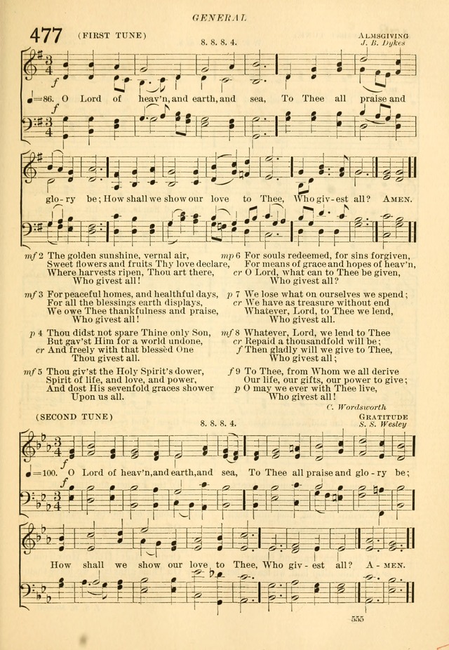 The Church Hymnal: revised and enlarged in accordance with the action of the General Convention of the Protestant Episcopal Church in the United States of America in the year of our Lord 1892... page 612