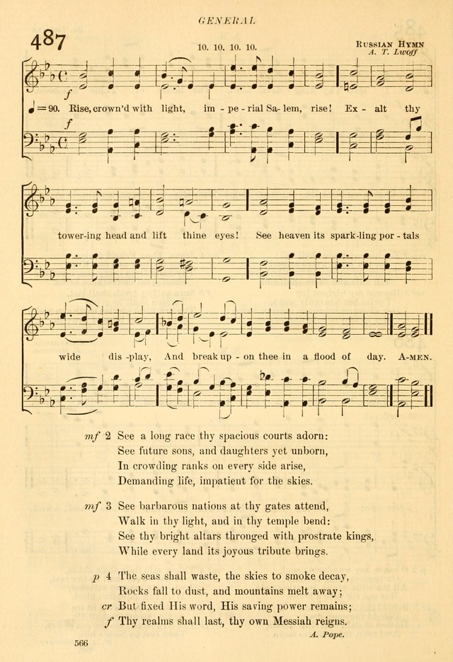 The Church Hymnal: revised and enlarged in accordance with the action of the General Convention of the Protestant Episcopal Church in the United States of America in the year of our Lord 1892... page 623