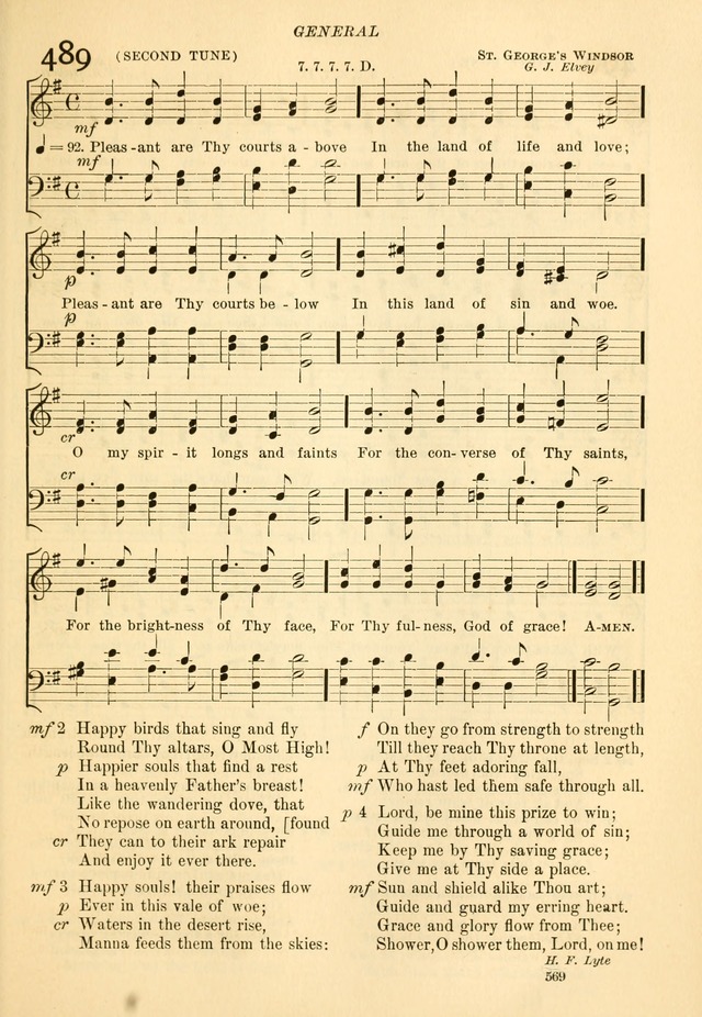 The Church Hymnal: revised and enlarged in accordance with the action of the General Convention of the Protestant Episcopal Church in the United States of America in the year of our Lord 1892... page 626