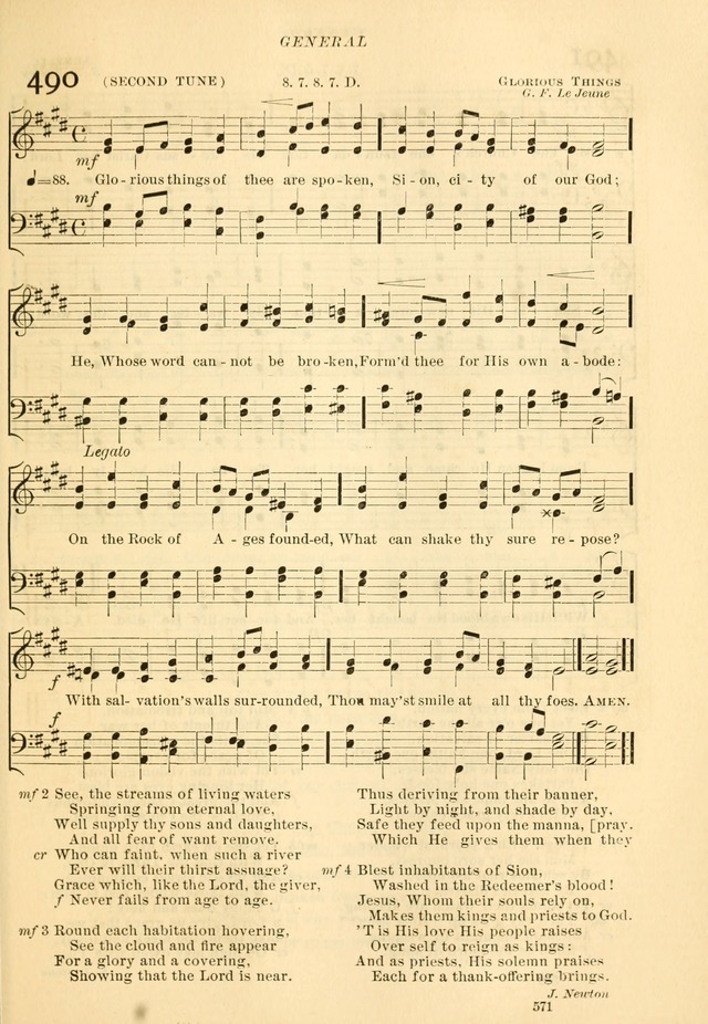 The Church Hymnal: revised and enlarged in accordance with the action of the General Convention of the Protestant Episcopal Church in the United States of America in the year of our Lord 1892... page 628