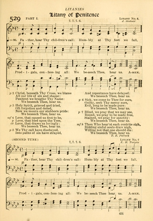 The Church Hymnal: revised and enlarged in accordance with the action of the General Convention of the Protestant Episcopal Church in the United States of America in the year of our Lord 1892... page 688