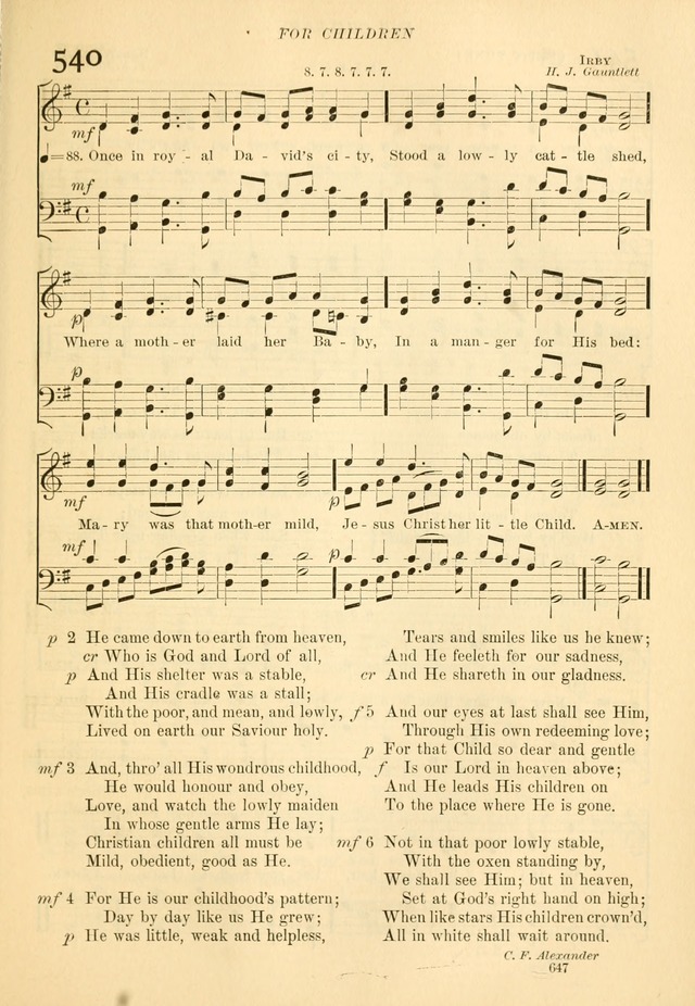 The Church Hymnal: revised and enlarged in accordance with the action of the General Convention of the Protestant Episcopal Church in the United States of America in the year of our Lord 1892... page 704