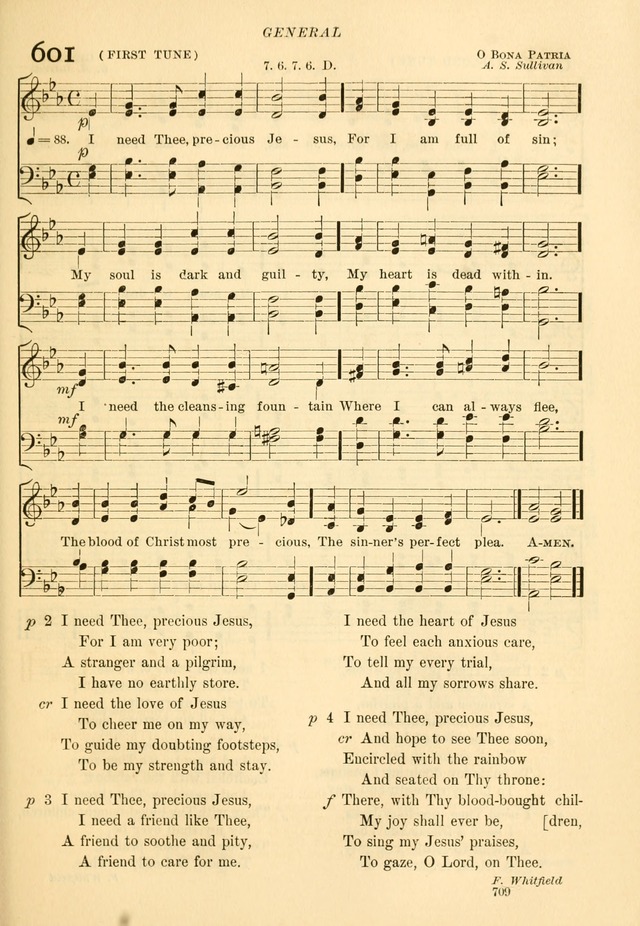 The Church Hymnal: revised and enlarged in accordance with the action of the General Convention of the Protestant Episcopal Church in the United States of America in the year of our Lord 1892... page 766