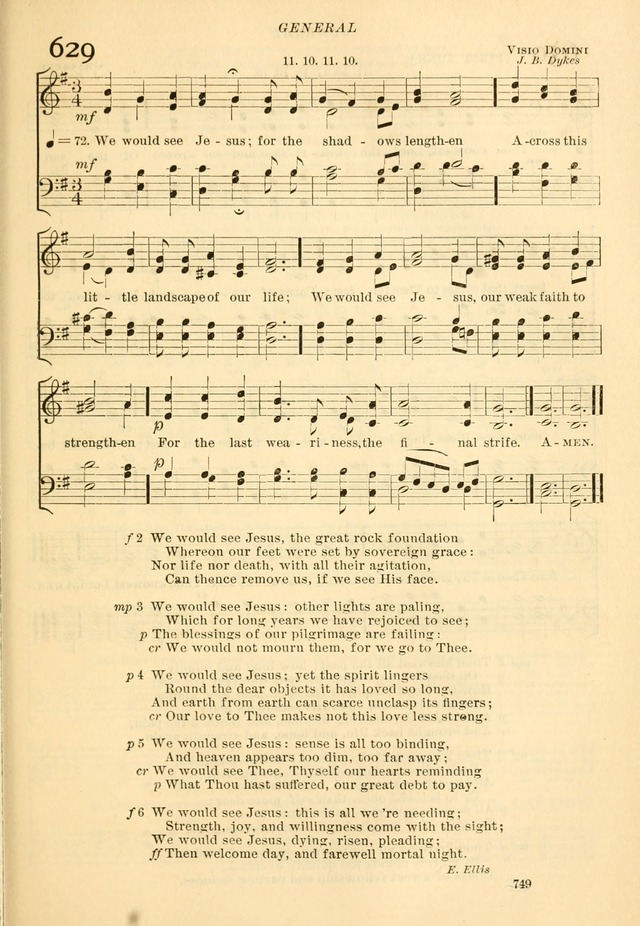 The Church Hymnal: revised and enlarged in accordance with the action of the General Convention of the Protestant Episcopal Church in the United States of America in the year of our Lord 1892... page 806