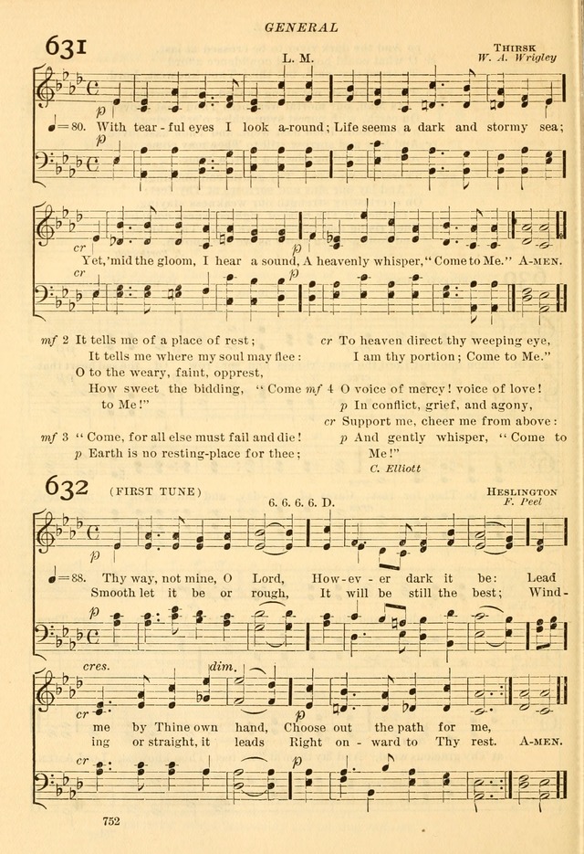 The Church Hymnal: revised and enlarged in accordance with the action of the General Convention of the Protestant Episcopal Church in the United States of America in the year of our Lord 1892... page 809