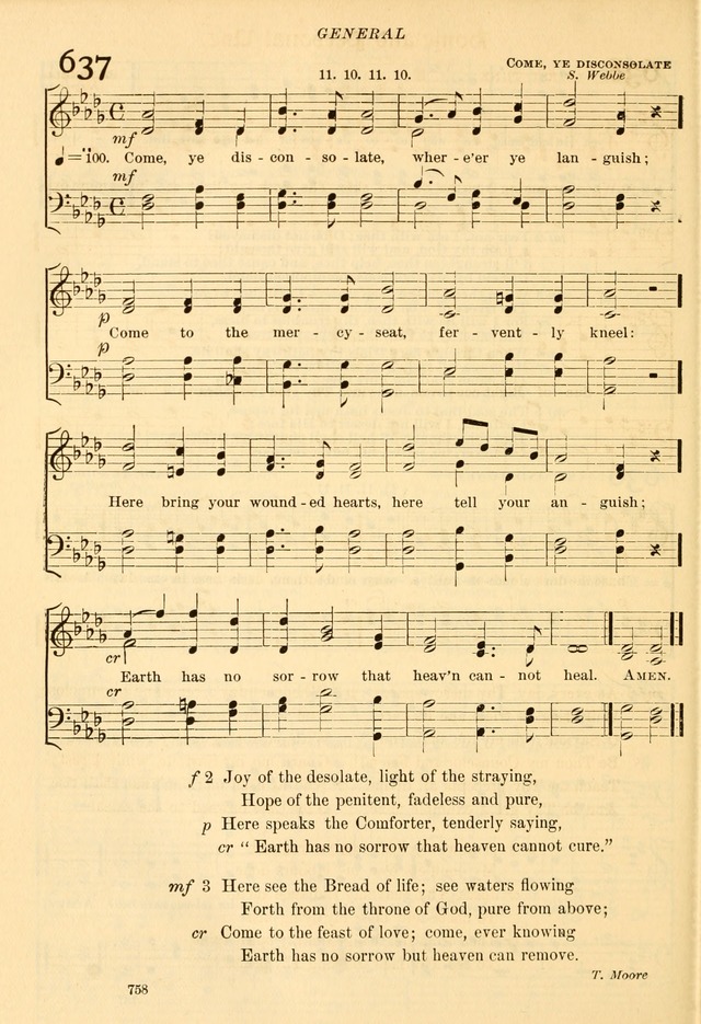 The Church Hymnal: revised and enlarged in accordance with the action of the General Convention of the Protestant Episcopal Church in the United States of America in the year of our Lord 1892... page 815