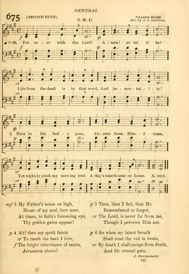 The Church Hymnal: revised and enlarged in accordance with the action of the General Convention of the Protestant Episcopal Church in the United States of America in the year of our Lord 1892... page 854