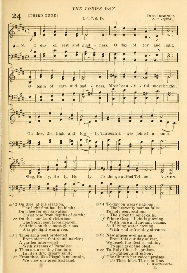 The Church Hymnal: revised and enlarged in accordance with the action of the General Convention of the Protestant Episcopal Church in the United States of America in the year of our Lord 1892... page 88