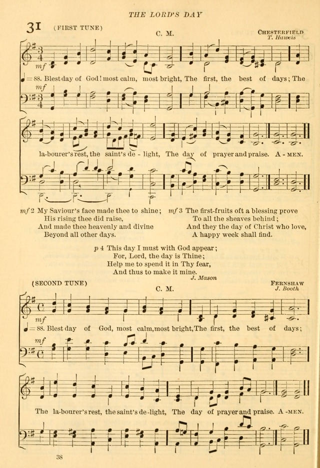 The Church Hymnal: revised and enlarged in accordance with the action of the General Convention of the Protestant Episcopal Church in the United States of America in the year of our Lord 1892... page 95