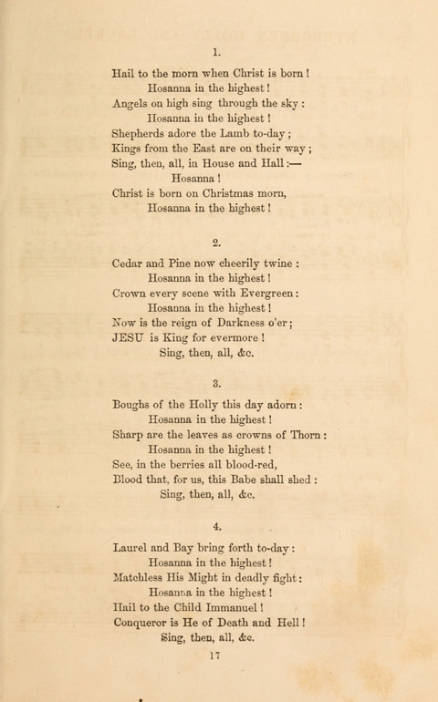 Carols, Hymns, and Songs page 17