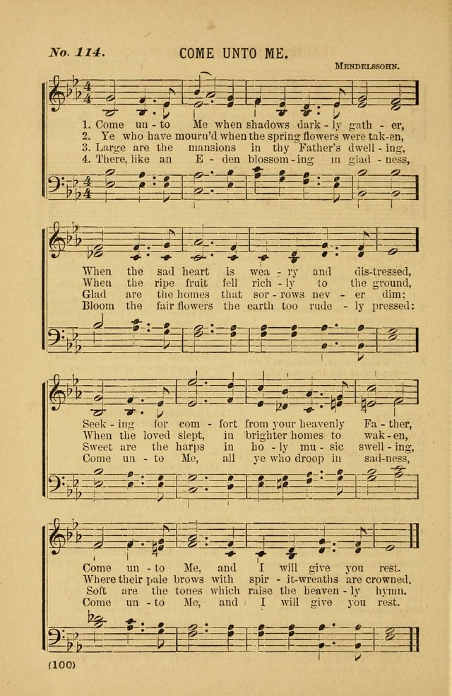 Coronation Hymns and Songs: for praise and prayer meetings, home and social singing page 100