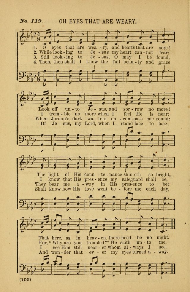 Coronation Hymns and Songs: for praise and prayer meetings, home and social singing page 102