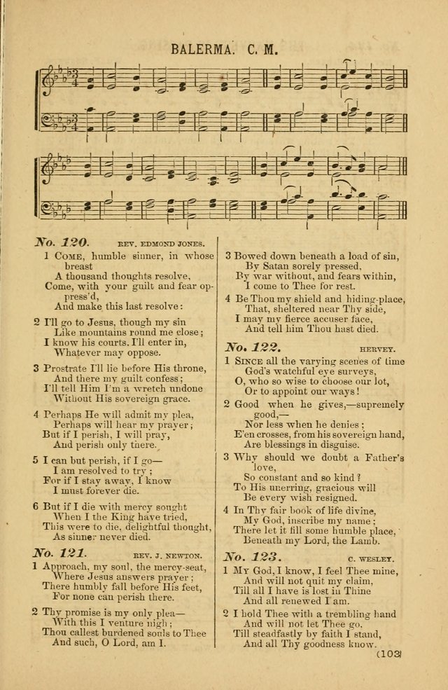 Coronation Hymns and Songs: for praise and prayer meetings, home and social singing page 103