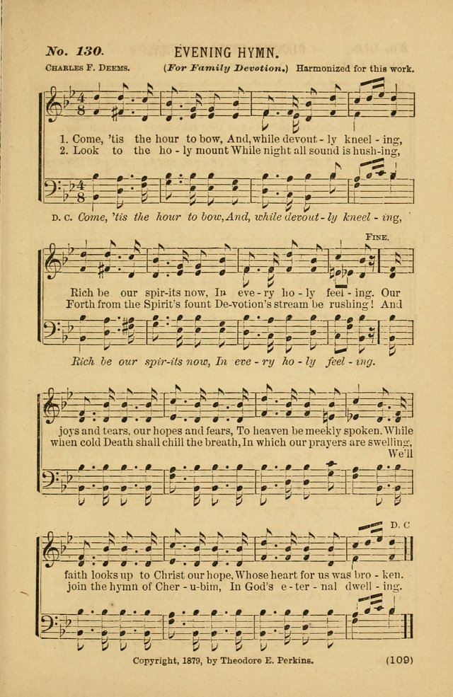 Coronation Hymns and Songs: for praise and prayer meetings, home and social singing page 109