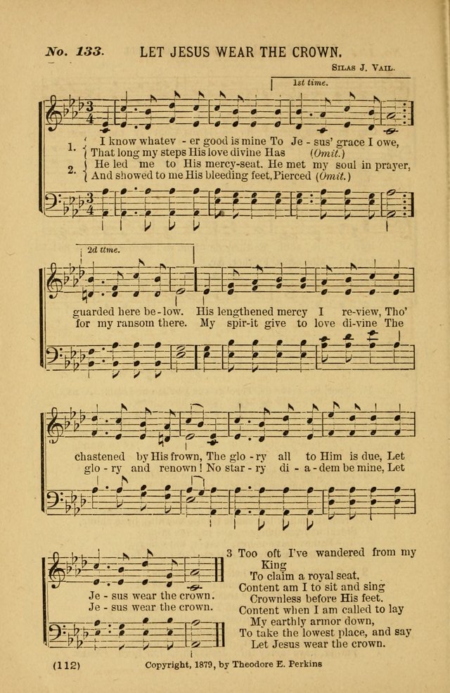 Coronation Hymns and Songs: for praise and prayer meetings, home and social singing page 112