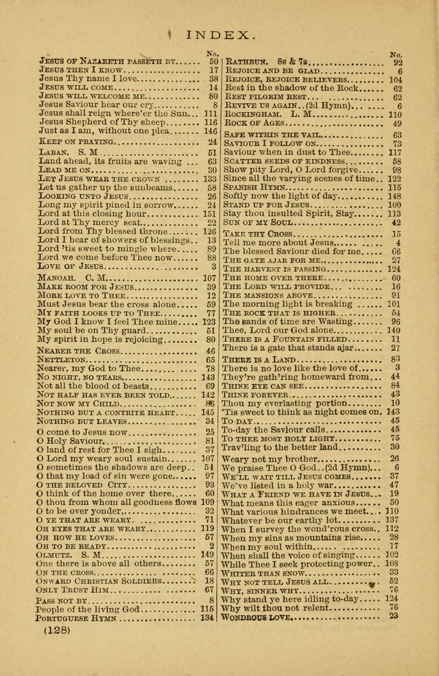 Coronation Hymns and Songs: for praise and prayer meetings, home and social singing page 128