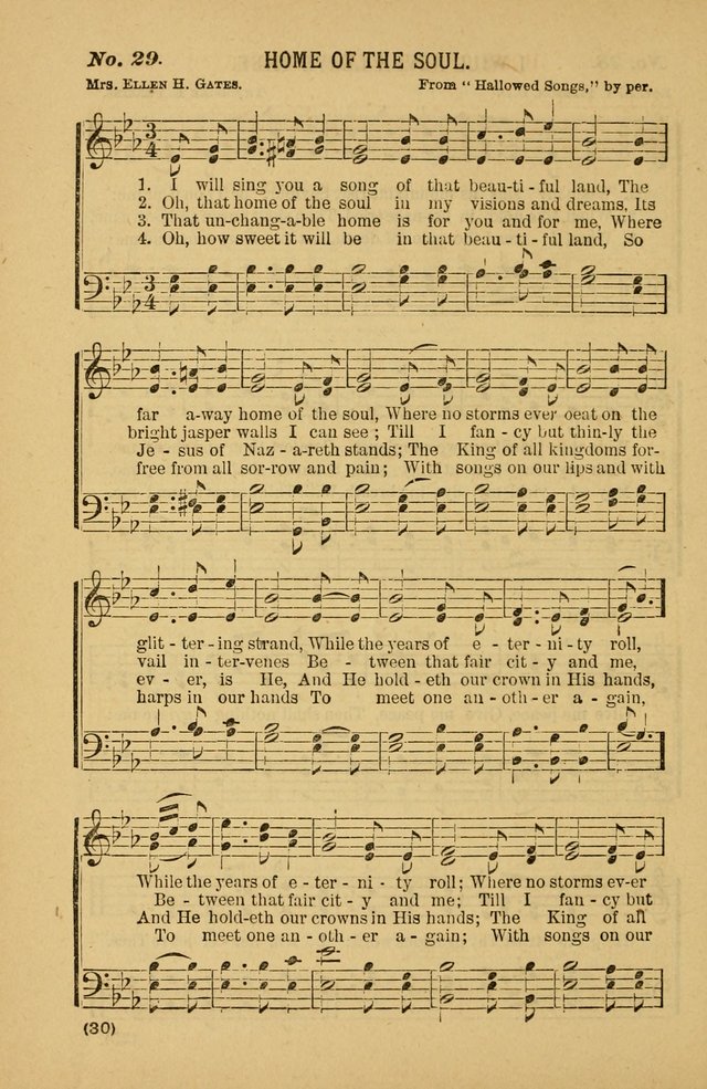 Coronation Hymns and Songs: for praise and prayer meetings, home and social singing page 30