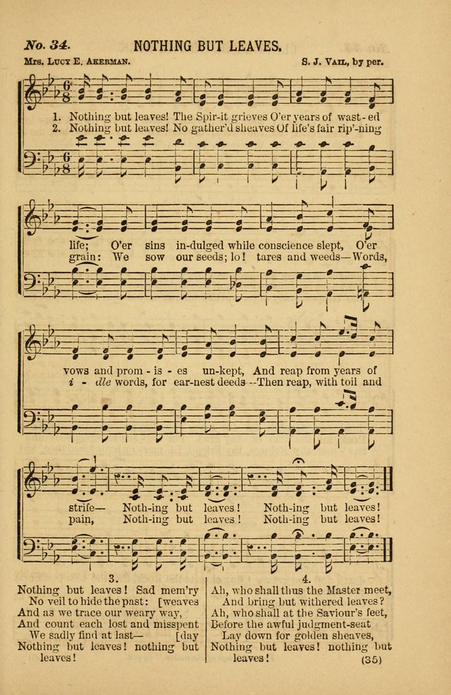 Coronation Hymns and Songs: for praise and prayer meetings, home and social singing page 35