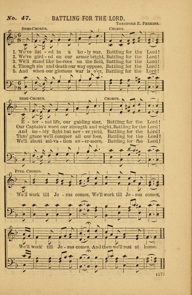 Coronation Hymns and Songs: for praise and prayer meetings, home and social singing page 47