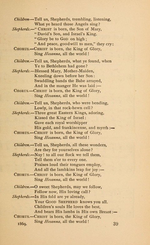 Carols, Hymns, and Songs page 39