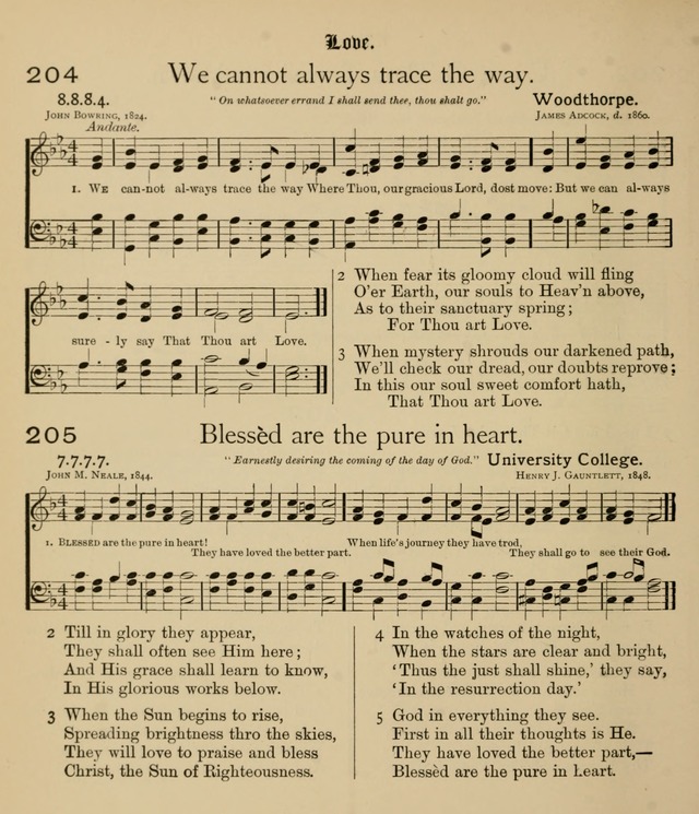 College Hymnal: a selection of Christian praise-songs for the uses of worship in universities, colleges and advanced schools. page 149