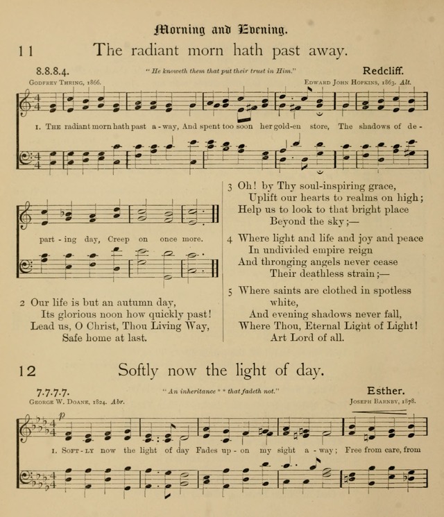 College Hymnal: a selection of Christian praise-songs for the uses of worship in universities, colleges and advanced schools. page 19