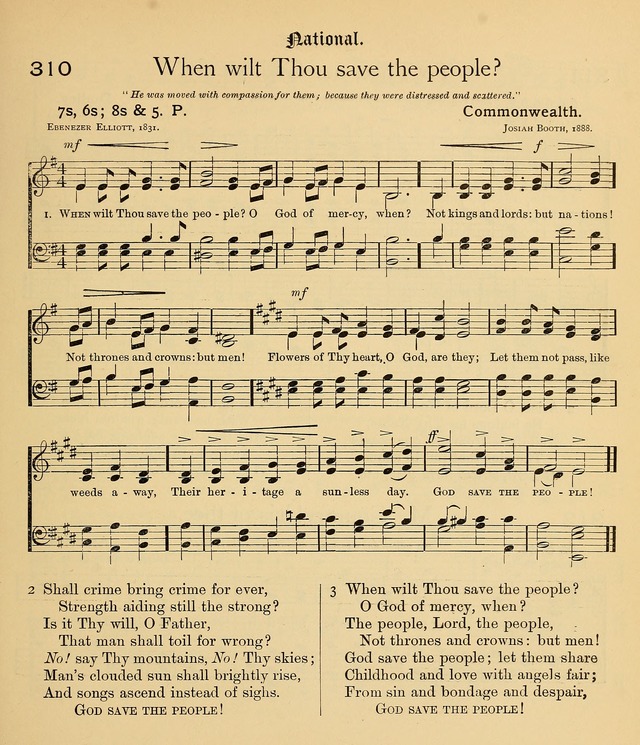 College Hymnal: a selection of Christian praise-songs for the uses of worship in universities, colleges and advanced schools. page 216