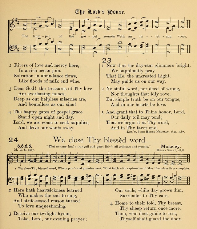 College Hymnal: a selection of Christian praise-songs for the uses of worship in universities, colleges and advanced schools. page 28