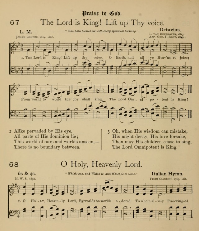 College Hymnal: a selection of Christian praise-songs for the uses of worship in universities, colleges and advanced schools. page 55