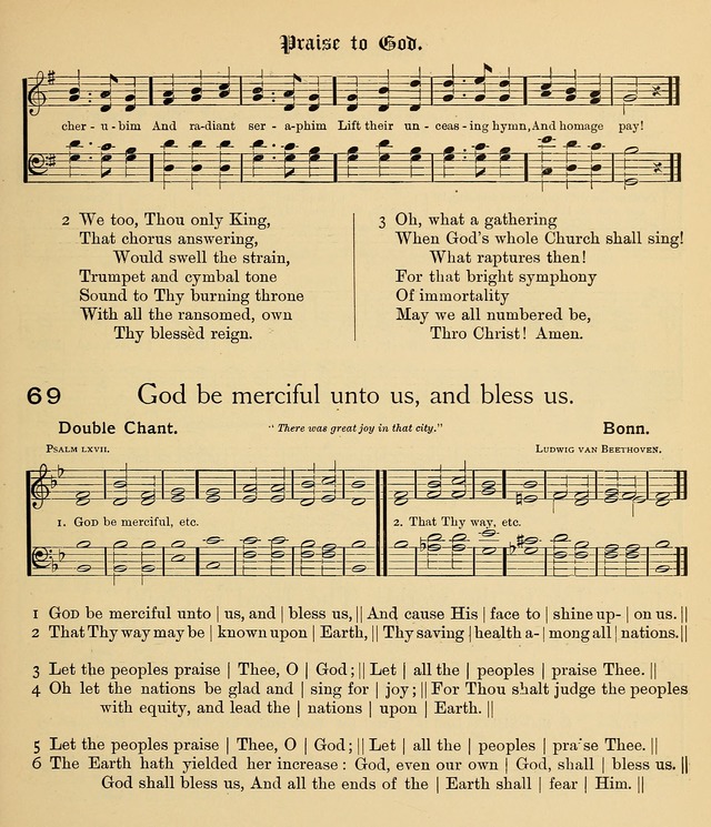 College Hymnal: a selection of Christian praise-songs for the uses of worship in universities, colleges and advanced schools. page 56