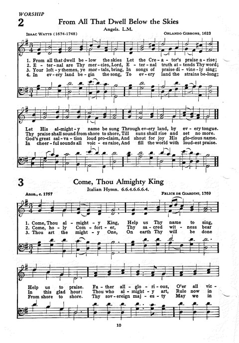 The Church Hymnal: the official hymnal of the Seventh-Day Adventist Church page 2