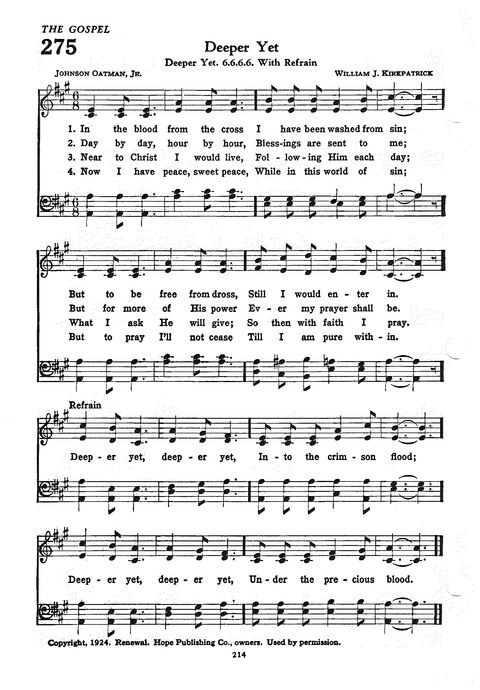 The Church Hymnal: the official hymnal of the Seventh-Day Adventist Church page 206