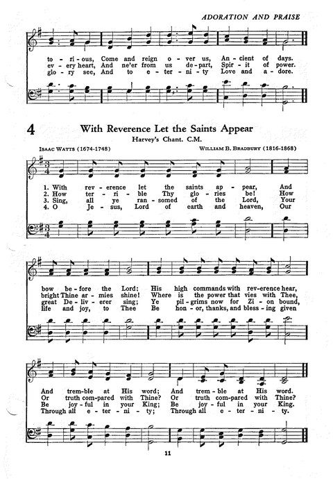 The Church Hymnal: the official hymnal of the Seventh-Day Adventist Church page 3