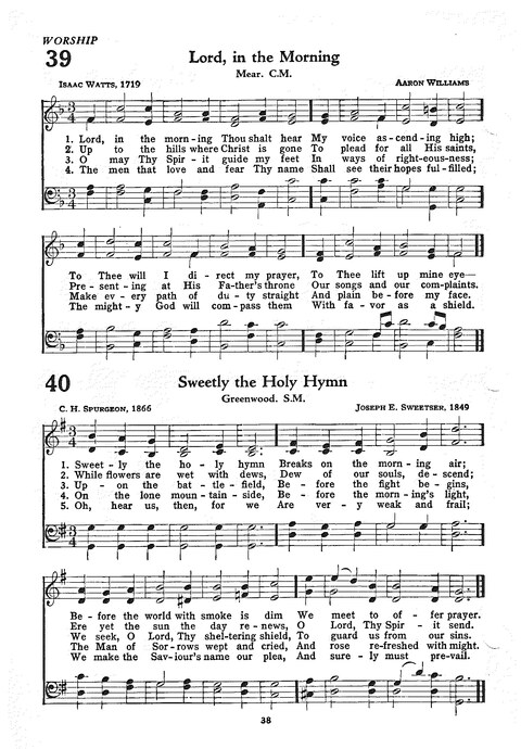 The Church Hymnal: the official hymnal of the Seventh-Day Adventist Church page 30