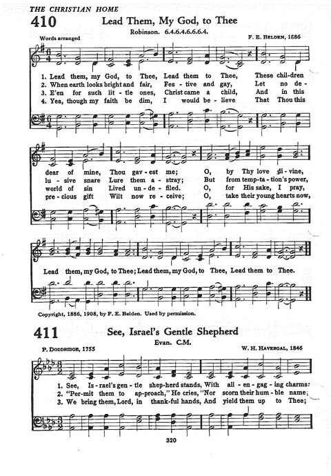 The Church Hymnal: the official hymnal of the Seventh-Day Adventist Church page 312