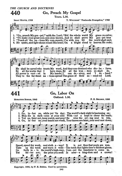 The Church Hymnal: the official hymnal of the Seventh-Day Adventist Church page 334