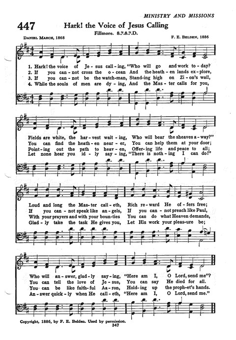 The Church Hymnal: the official hymnal of the Seventh-Day Adventist Church page 339