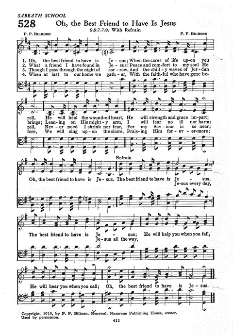 The Church Hymnal: the official hymnal of the Seventh-Day Adventist Church page 404