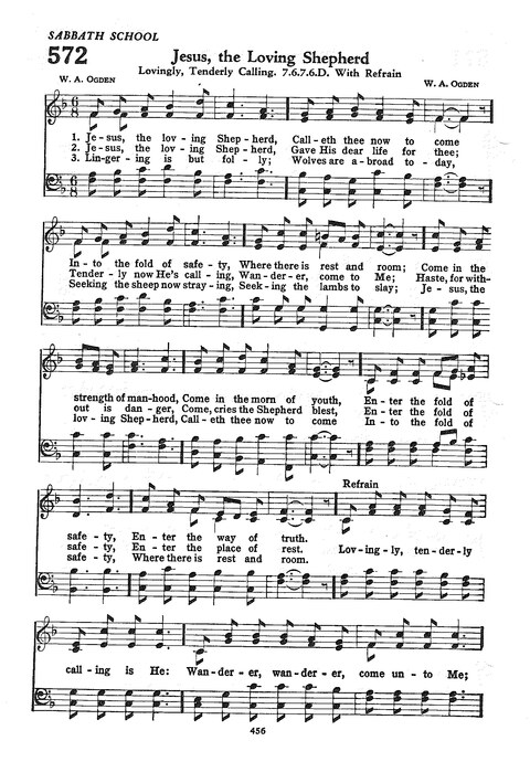 The Church Hymnal: the official hymnal of the Seventh-Day Adventist Church page 448