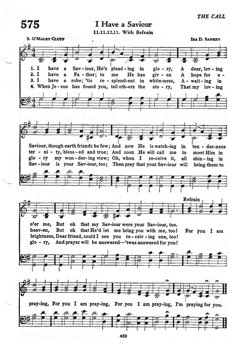 The Church Hymnal: the official hymnal of the Seventh-Day Adventist Church page 451