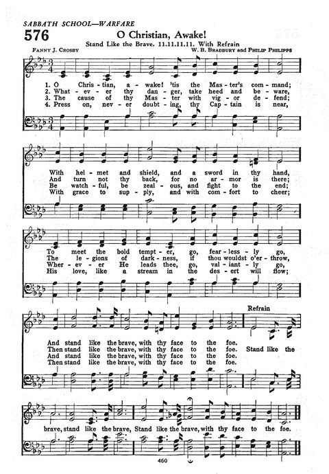 The Church Hymnal: the official hymnal of the Seventh-Day Adventist Church page 452