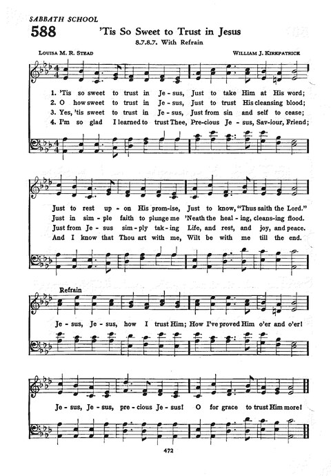 The Church Hymnal: the official hymnal of the Seventh-Day Adventist Church page 464