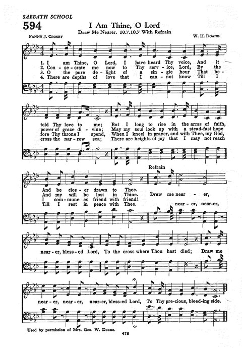 The Church Hymnal: the official hymnal of the Seventh-Day Adventist Church page 470